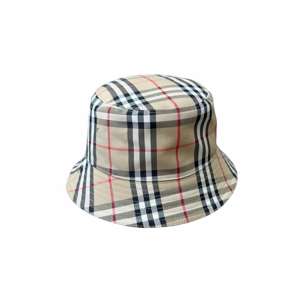 Burberry Check Bucket Hat (Size L)